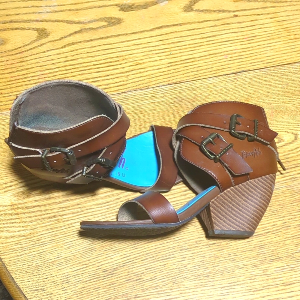 Blowfish Heeled Sandals size 7